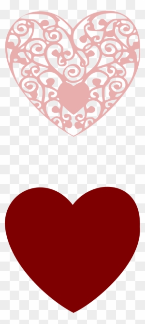 filigree heart clip art