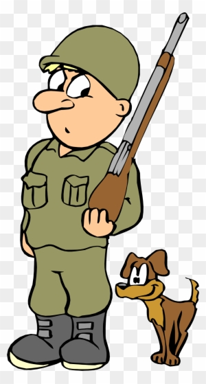 Military Soldier Clipart Transparent Background - World War 1 Cartoon