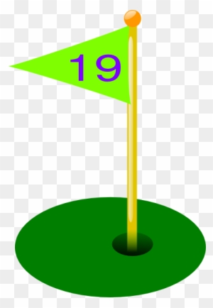 Golf Flag Clipart Golf Flag In Hole On Green Clip Art - Golf Flag Clip ...