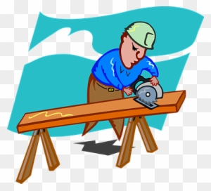 Carpenter Joiner Clip Art - Cartoon Carpenter - Free Transparent Png 