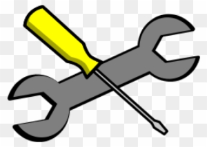 Screw Clipart Screwdriver - Spanner And Screwdriver Clipart - Free ...