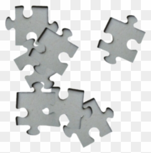 scattered puzzle pieces clipart