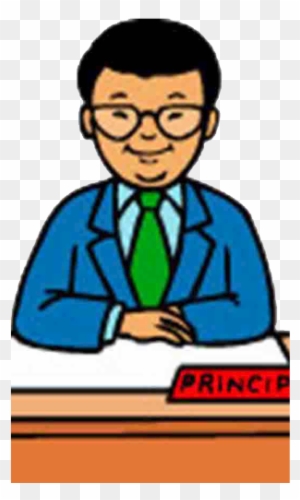 principal office clipart black and white