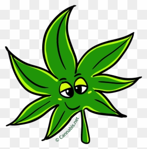 Relaxed Transparent Background - Marijuana Leaf Cartoon Png - Free ...