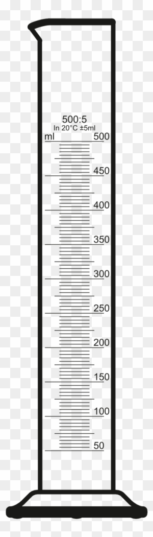 Measuring Cylinder Clip Art Download - Graduated Cylinder Drawing Png ...