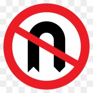 Free Vector Leomarc Sign No U Turn Clip Art - No U Turn Sign - Free ...