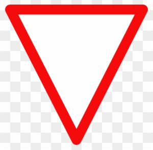 Give Way Sign, Yield Sign, Road Sign, Street Sign - Yield Or Give Way Sign