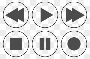 Free Icon Set Player - Media Player Buttons Png