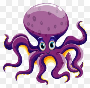 Octopus Clipart Alike - Sea Animals Images Art - Free Transparent PNG ...