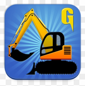 Heavy Excavator Simulator 3d Fun Challenging Game For - Clipart Bagger