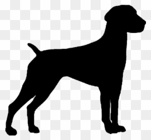 German Wirehaired Pointer Silhouette - Boxer Decal - Free Transparent ...