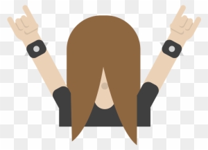 Emoji Headbanger Naked Emoji Free Transparent PNG Clipart Images