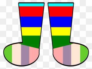 Crazy Sock Clipart - Silly Socks Clip Art