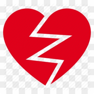 Heart Heartbreak Red Icon Emojisticker Like - Iphone Broken Heart Emoji ...