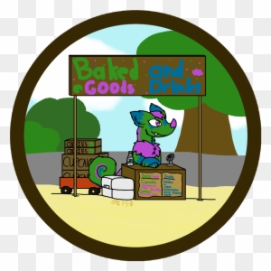 Summer Food Stand By Aya The Dragon Fox77 - Cartoon