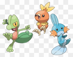 Pokemon Clipart Figure Pokemon - Treecko Torchic Mudkip - Free ...