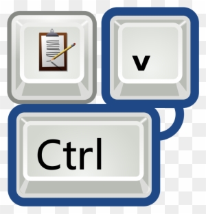 Computer Keyboard Shortcut To Paste - Keyboard Shortcuts Icon - Free ...