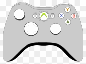 Controller Clipart Transparent Background - Xbox Controller Coloring ...