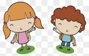 Boy Girl Drawing Clip Art Boy And Girl Cute Clipart Free Transparent Png Clipart Images Download