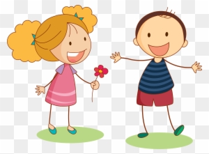 Child Clip Art Cartoon Girl And Boy Png Free Transparent Png Clipart Images Download