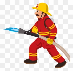 Fireman Profiss Es Of Cios Clip Art - Firefighter Climbing Ladder ...