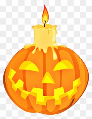 flaming halloween pumpkin clipart