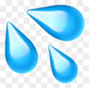 Waterdrops Sweatdrops Drops Water Emoji - Sweat Droplets Emoji - Free ...