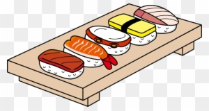 Nigiri Sushi お 寿司 イラスト 白黒 Free Transparent Png Clipart Images Download