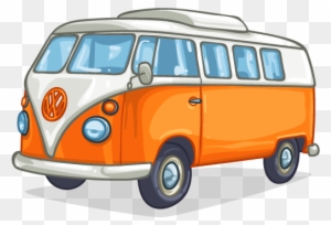 VOLKSWAGEN BUS CLIPART-VECTOR CLIP ART GRAPHICS-DXF SVG EPS AI PNG PDF  IMAGES