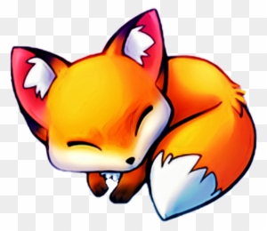 3 Kawaii Fox Kitty Freetoedit Cute Animated Fox Free Transparent Png Clipart Images Download