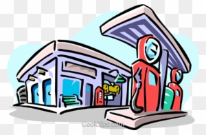 petrol station clipart