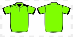 apple green polo shirt