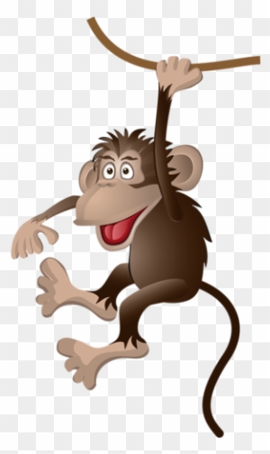 Monkey Cartoon Drawing Illustration - Cute Monkey Cartoon - Free ...