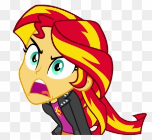 Sunset Shimmer Angry By Ytpinkiepie2 - My Little Pony Equestria Girls Sunset Shimmer 2014