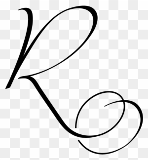 Monogram Letter R - Line Art - Free Transparent PNG Clipart Images Download