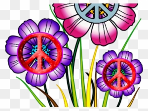 Hippie Cliparts - Hippie Flower Transparent Background, HD Png