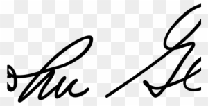 John Glenn Signature - Free Transparent PNG Clipart Images Download