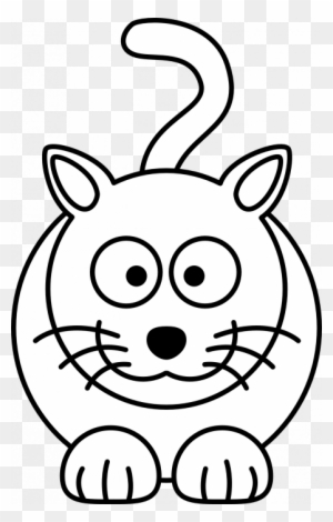 pete the cat clipart black and white