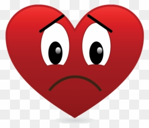 Sad Heart Png Image Background - Heart With Sad Face - Free Transparent ...