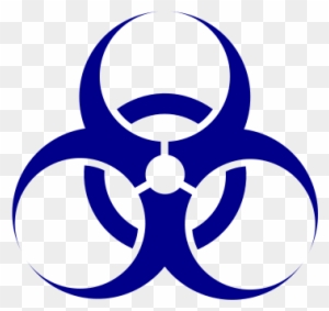 After The Events Of September 11th, It Became Clear - Biohazard Symbol Blue