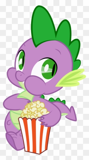 Unclescooter 35 3 Spike Eating Popcorn By Dangerousmoving - Spike Eating Popcorn