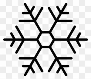 6 sided snowflake clipart