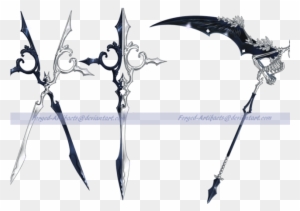 Drawn Scythe Double Double Sided Scythe Free Transparent Png Clipart Images Download - roblox galaxy scythe
