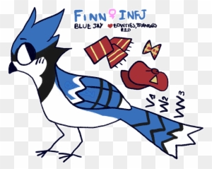 Blue jay bird. Isolated on white background. Blue cartoon jay bird.  Isolated on #Sponsored , #Advertisement, #SPONSORED,…