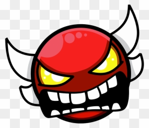 Demon - Geometry Dash Insane Demon Face - Free Transparent PNG Clipart ...