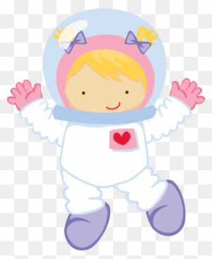 Astronaut Party, Space Party, Space Theme, Clipart, - Astronauta Niña ...