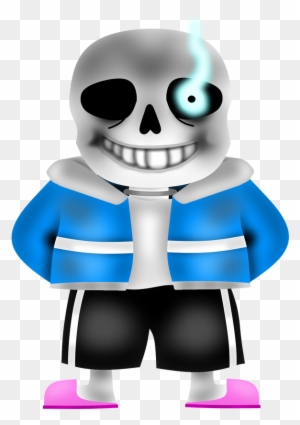 Cool Arcade Drawing Pixel Art With Sans Pixel Art - Blue Eye Sans The  Skeleton, HD Png Download - 660x876(#6344363) - PngFind