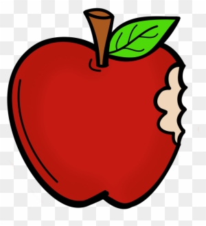 bitten apple drawing