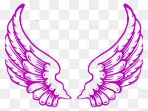 Angels Clipart Purple - Alas De Aguila Dibujo - Free Transparent PNG  Clipart Images Download