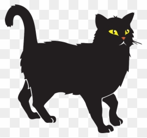 Black Cat Halloween Clip Art, Transparent PNG Clipart Images Free ...